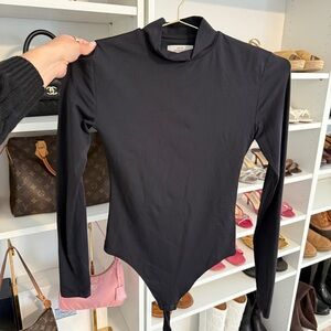 Aritzia Babaton Long Sleeve Mockneck Bodysuit